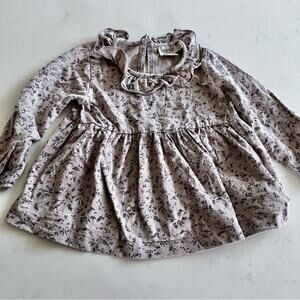 MarMar Copenhagen girls ruffle peplum floral print top blouse 12 months